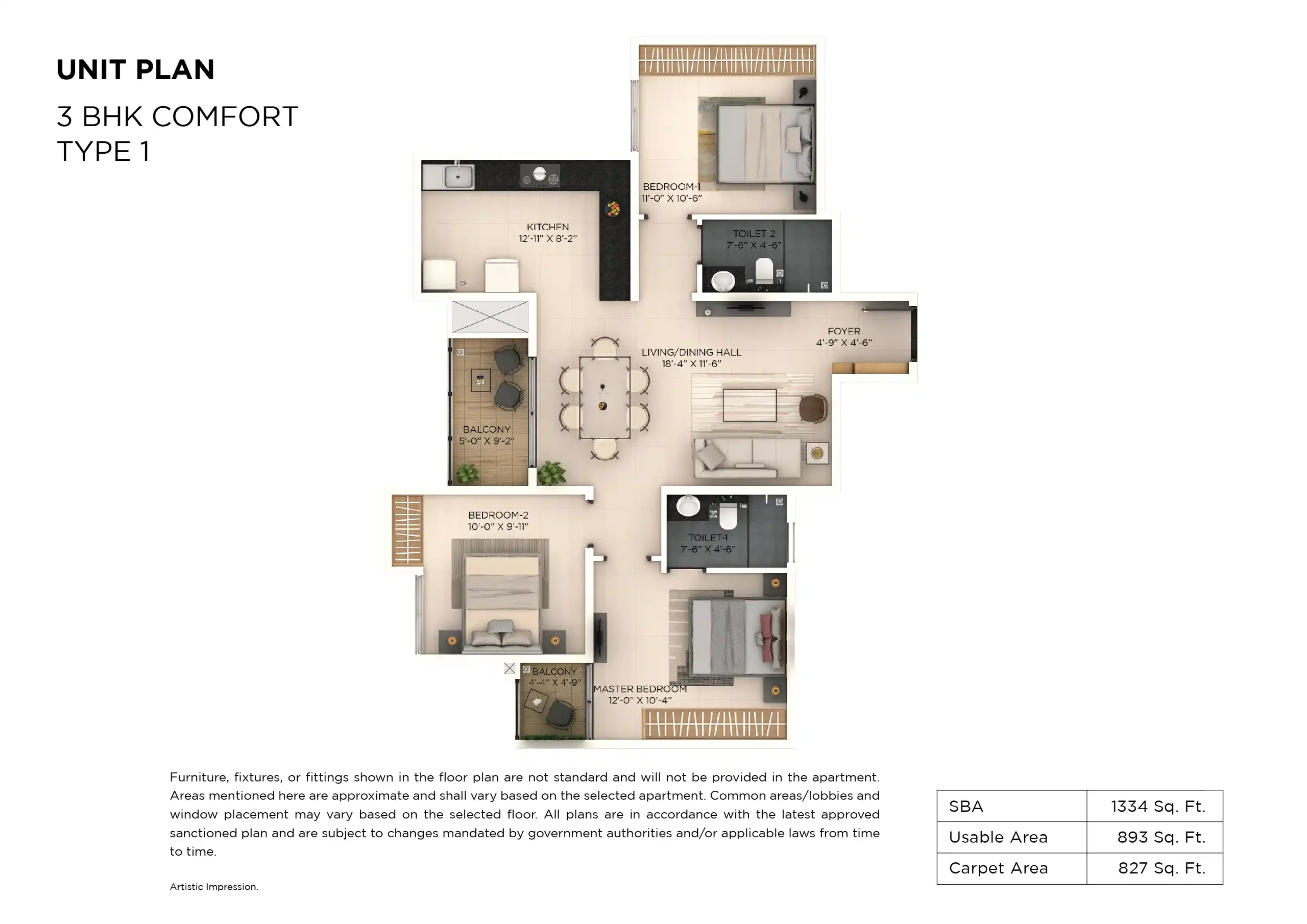  Provident Botanico Floor Plan