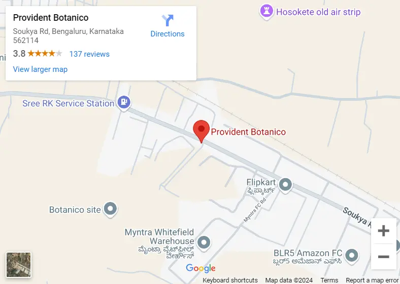 Provident Botanico Location
